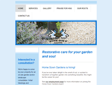 Tablet Screenshot of homesowngardens.com